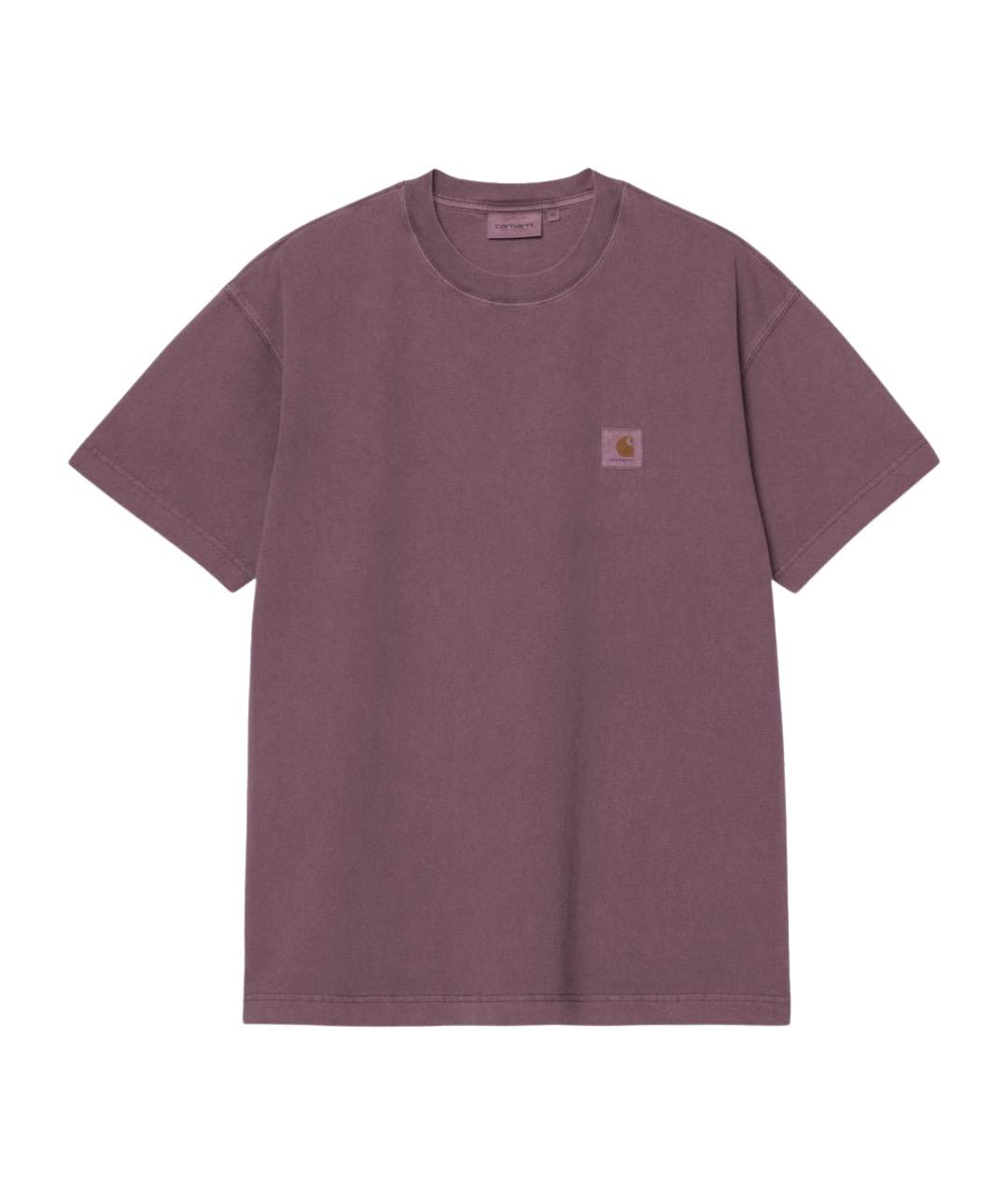 CARHARTT WIP Фиолетовая хлопковая футболка, фото 1