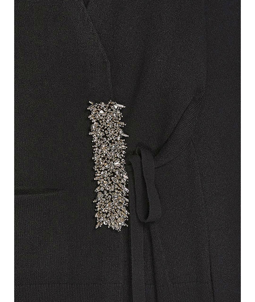 DRIES VAN NOTEN Черный кашемировый кардиган, фото 3