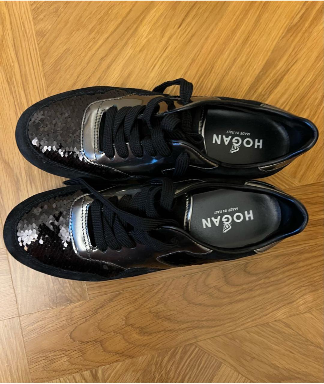 HOGAN Черные кроссовки, фото 3