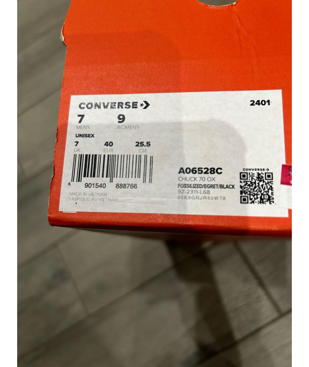 CONVERSE Серые кеды, фото 5