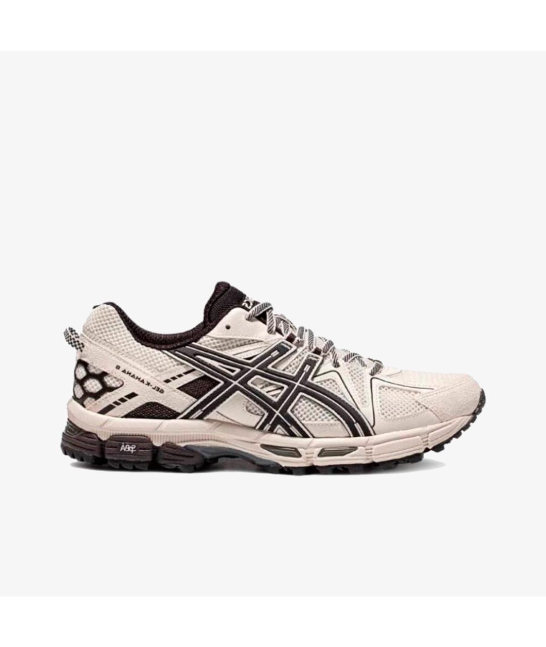 ASICS Белые текстильные низкие кроссовки / кеды, фото 6