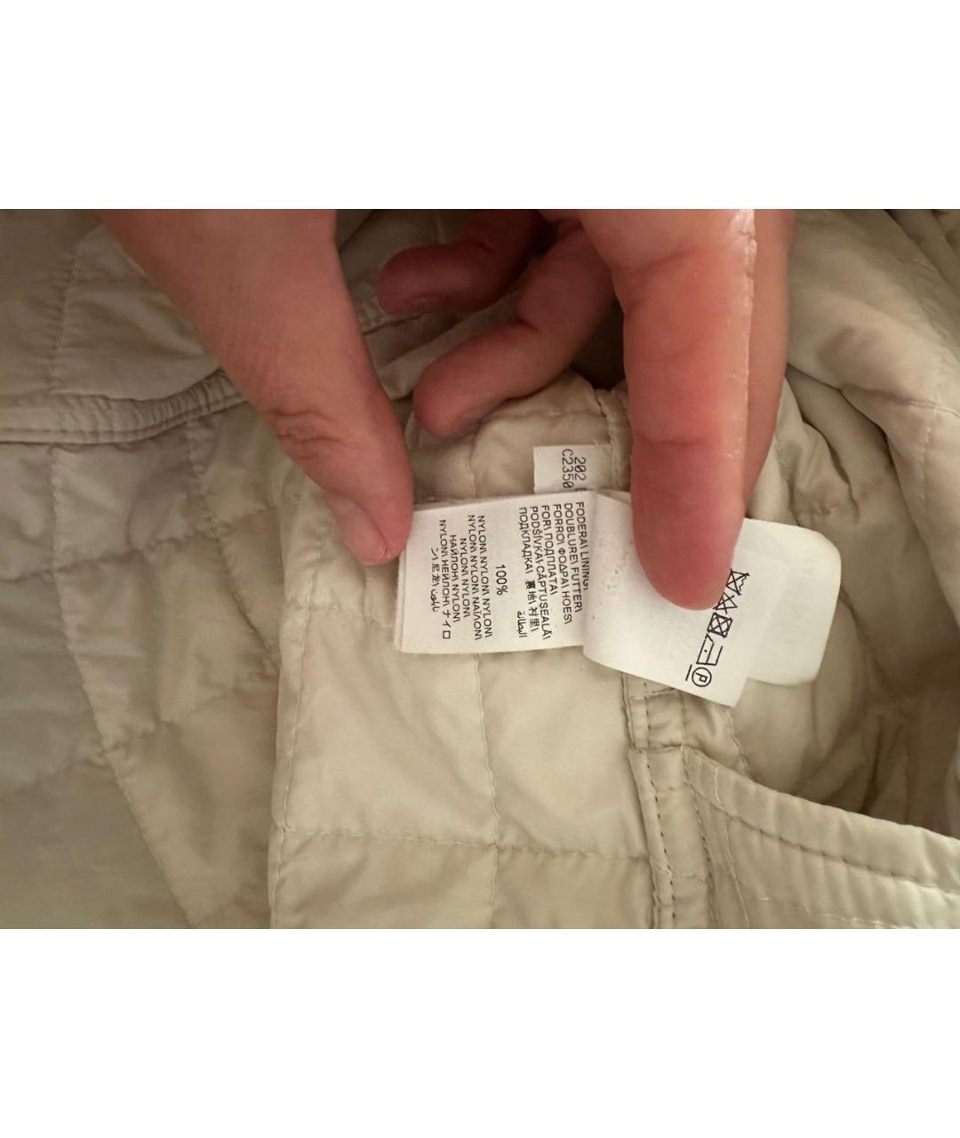 BRUNELLO CUCINELLI Белый тренч/плащ, фото 6