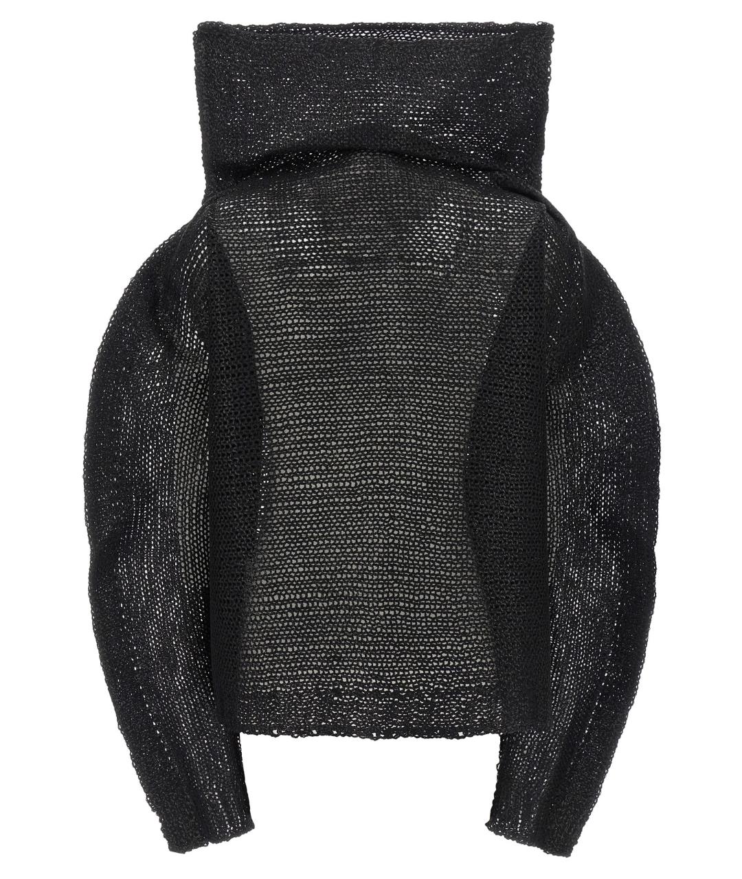 ISSEY MIYAKE Черная шерстяная блузы, фото 2