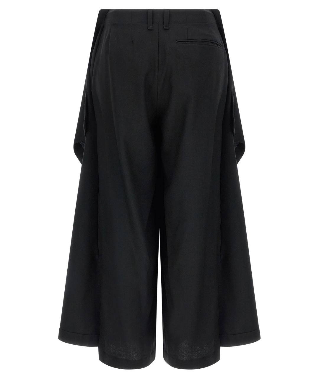 ISSEY MIYAKE Черные шерстяные прямые брюки, фото 2