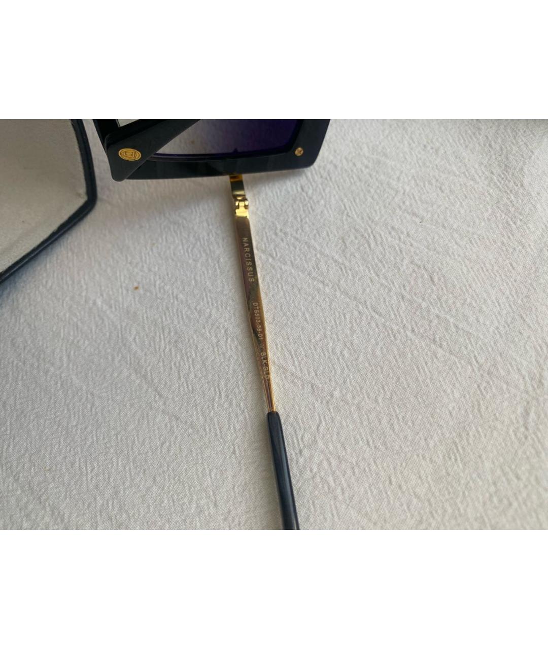 DITA Золотые металлические солнцезащитные очки, фото 3