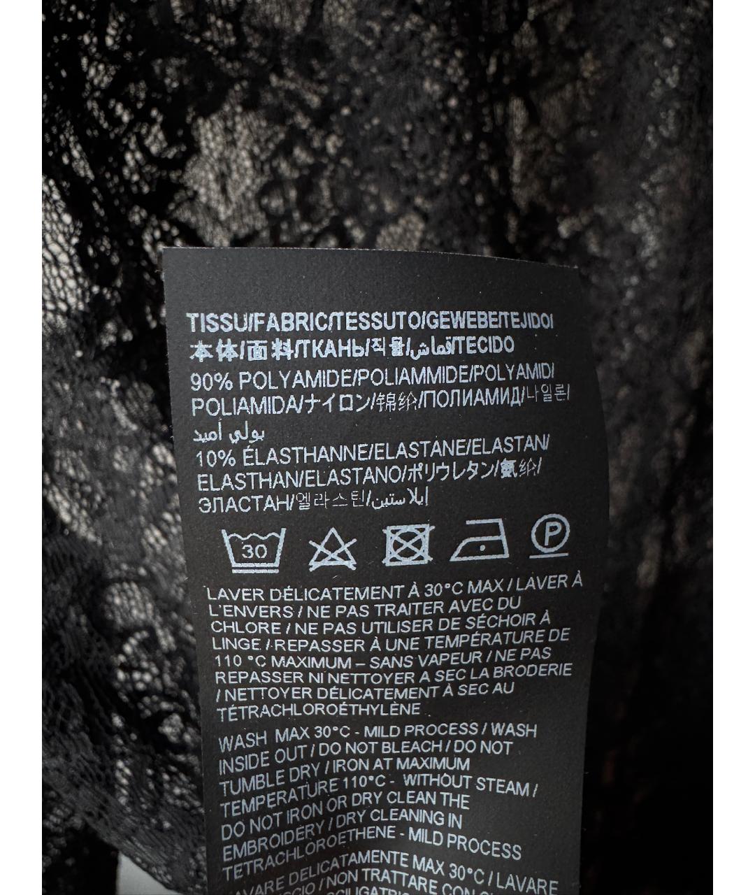 SAINT LAURENT Черная блузы, фото 6