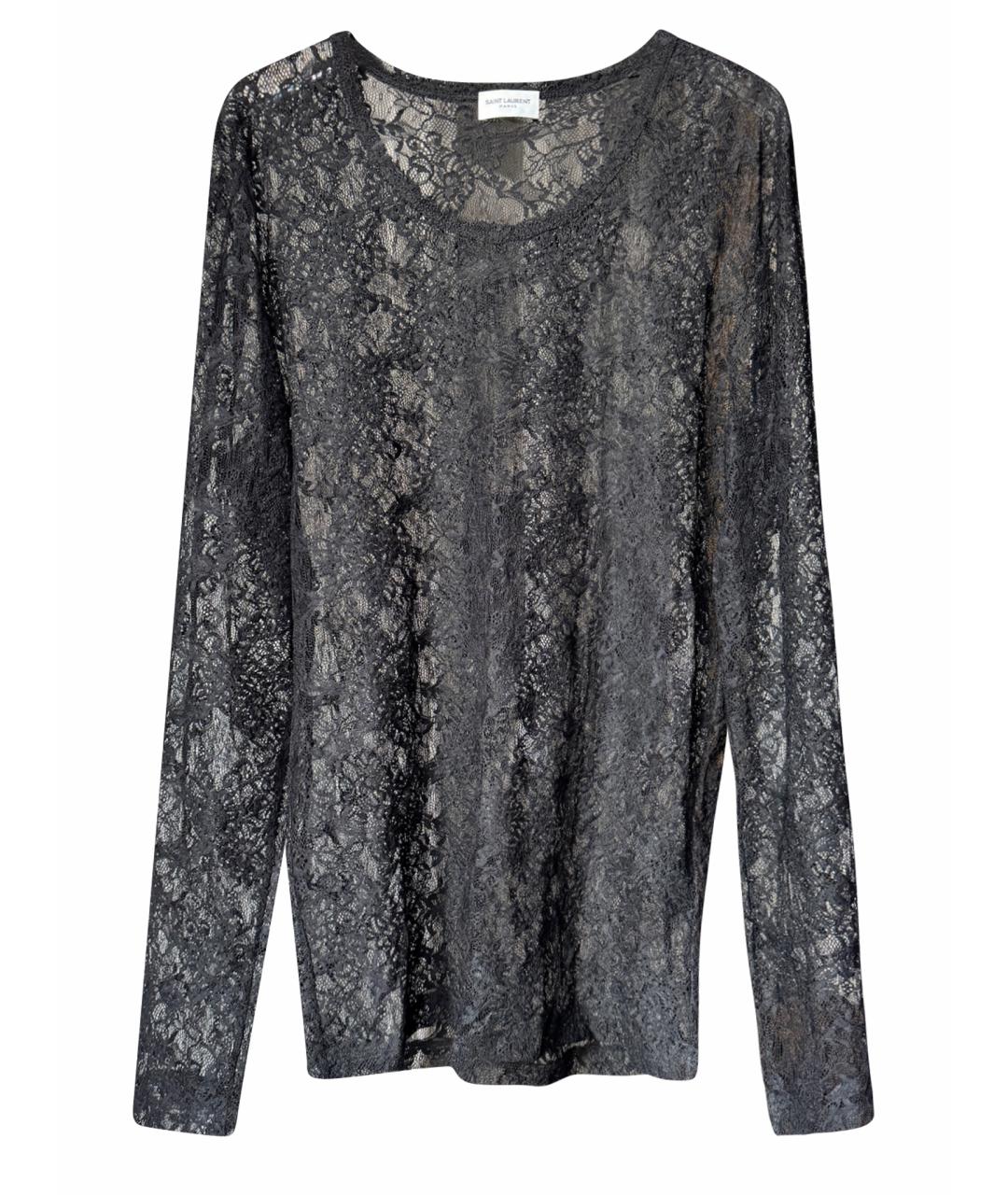 SAINT LAURENT Черная блузы, фото 1