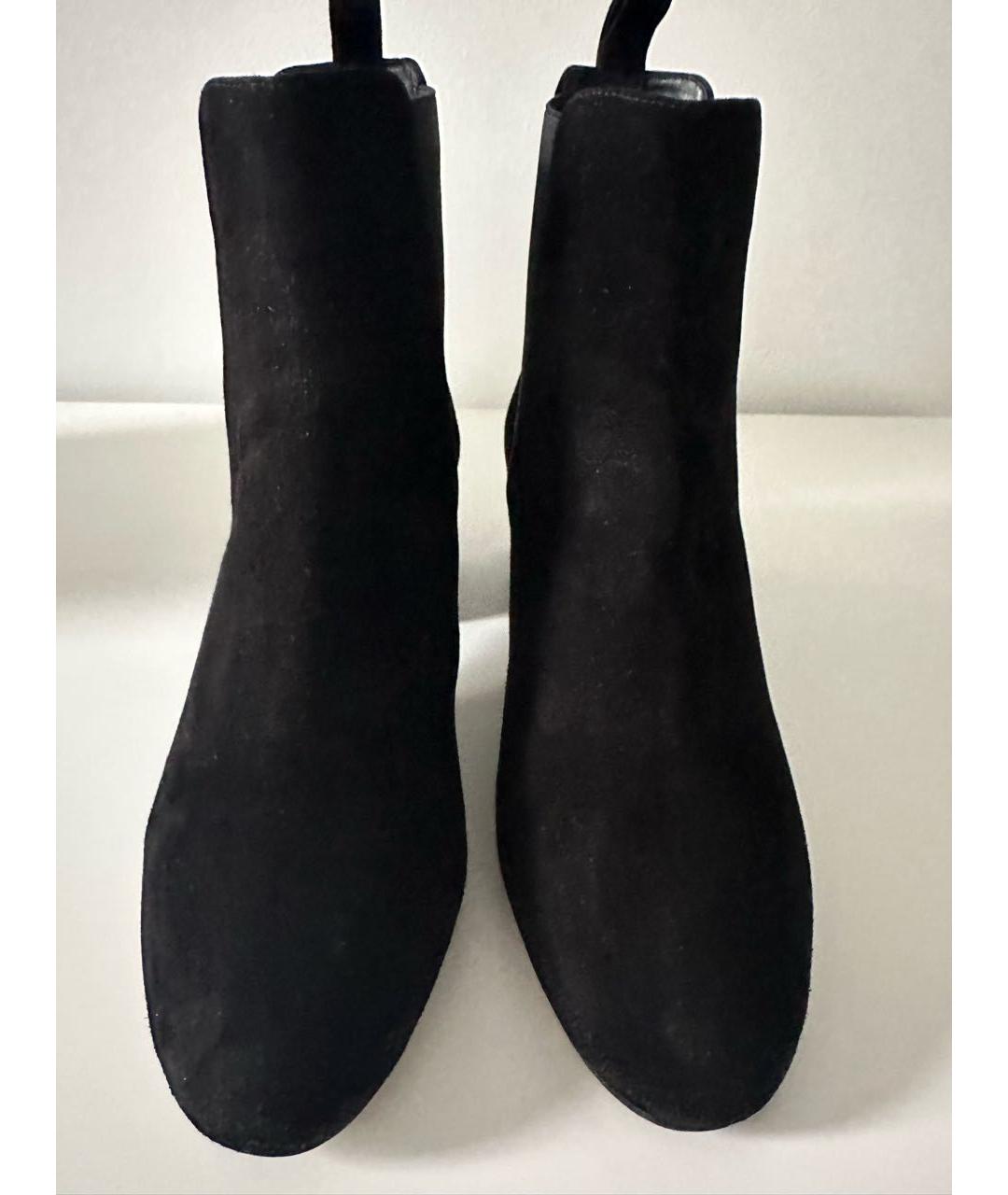 DOLCE&GABBANA Черные замшевые ботильоны, фото 2