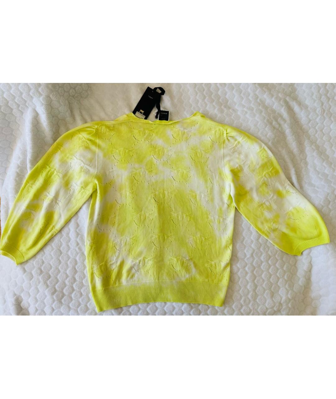 PINKO Салатовый вискозный кардиган, фото 2