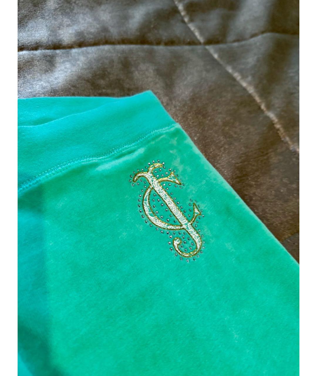 JUICY COUTURE Салатовый велюровый спортивные костюмы, фото 5