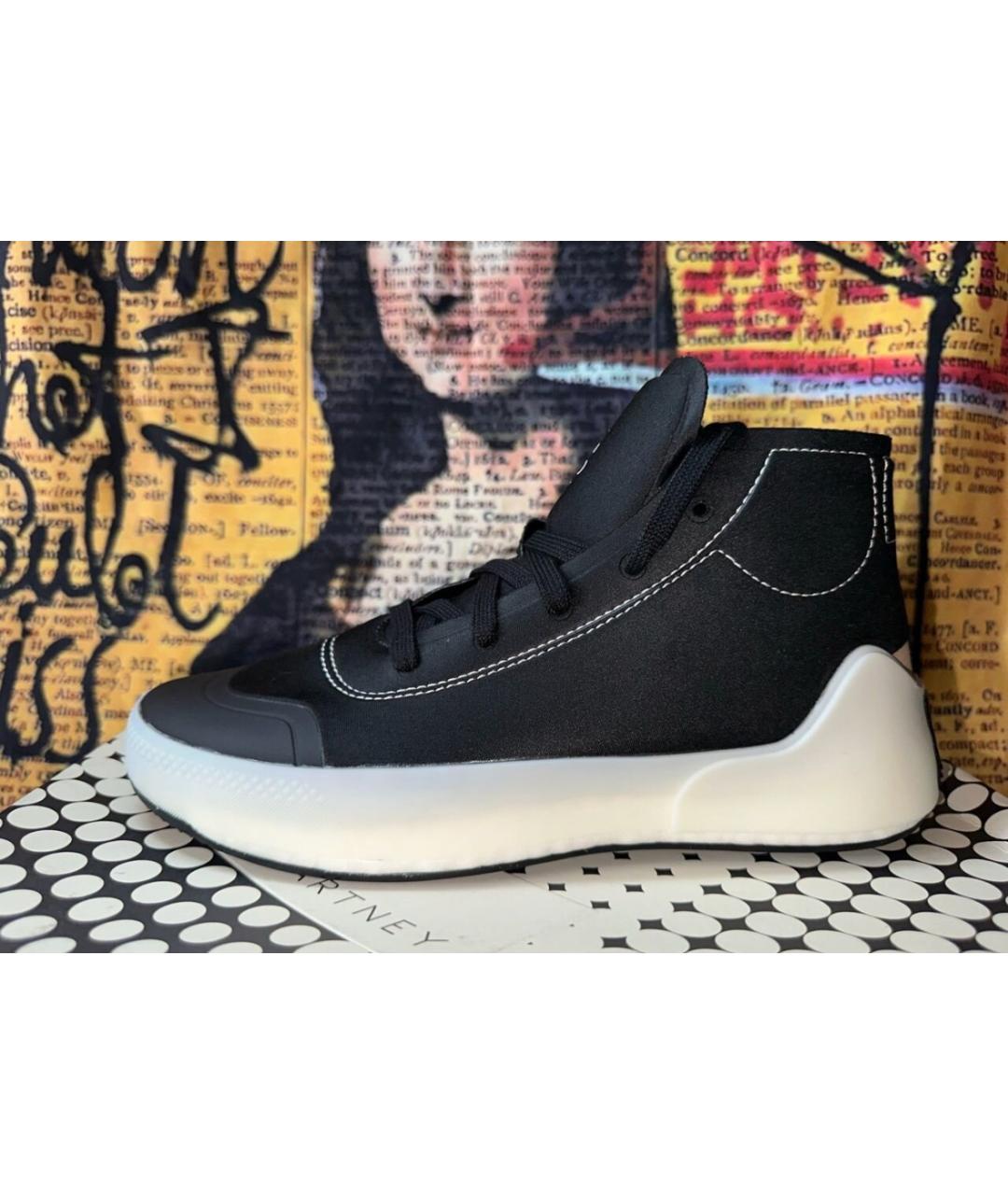 ADIDAS BY STELLA MCCARTNEY Черные кроссовки, фото 7