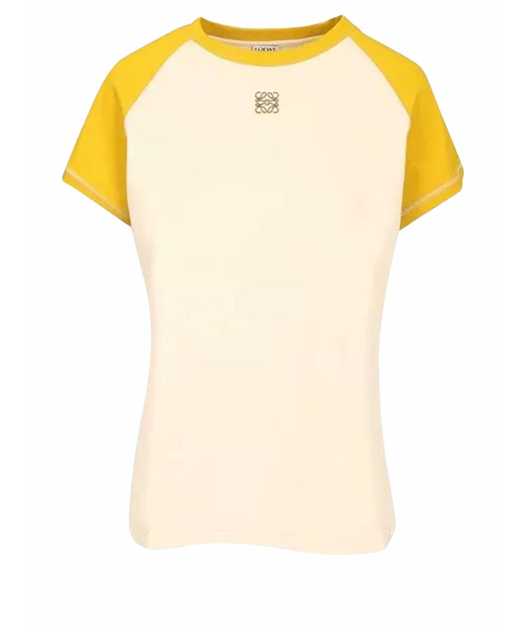 LOEWE Желтая футболка, фото 1
