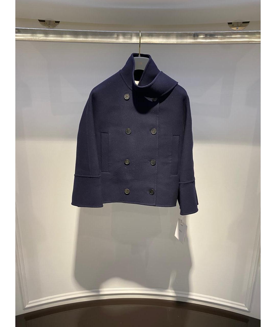 CHRISTIAN DIOR Синее пальто, фото 3