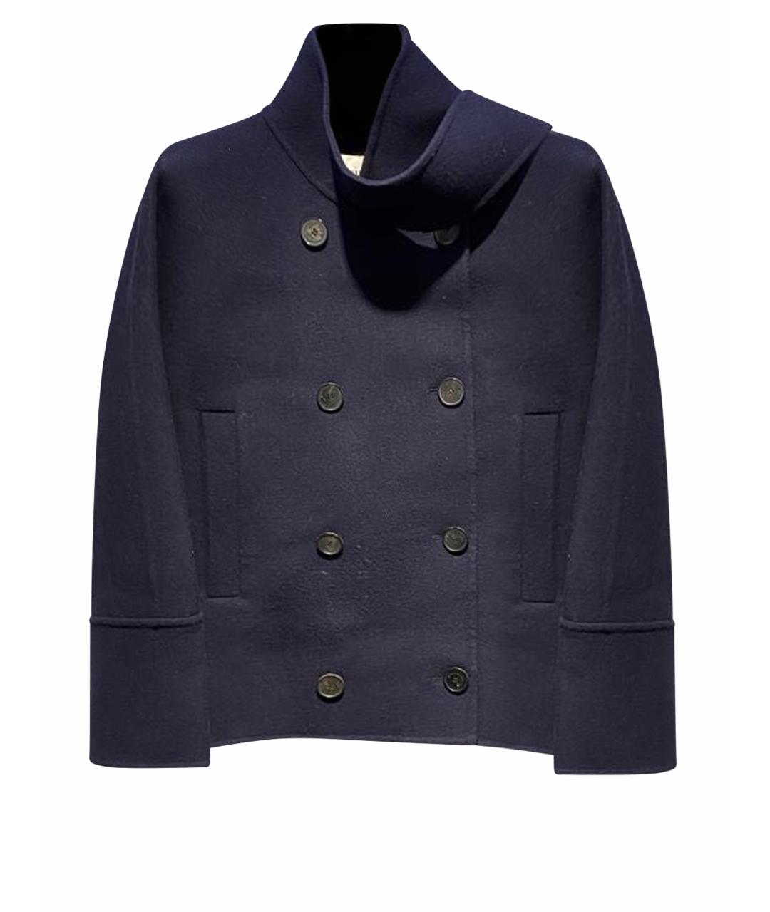 CHRISTIAN DIOR Синее пальто, фото 1