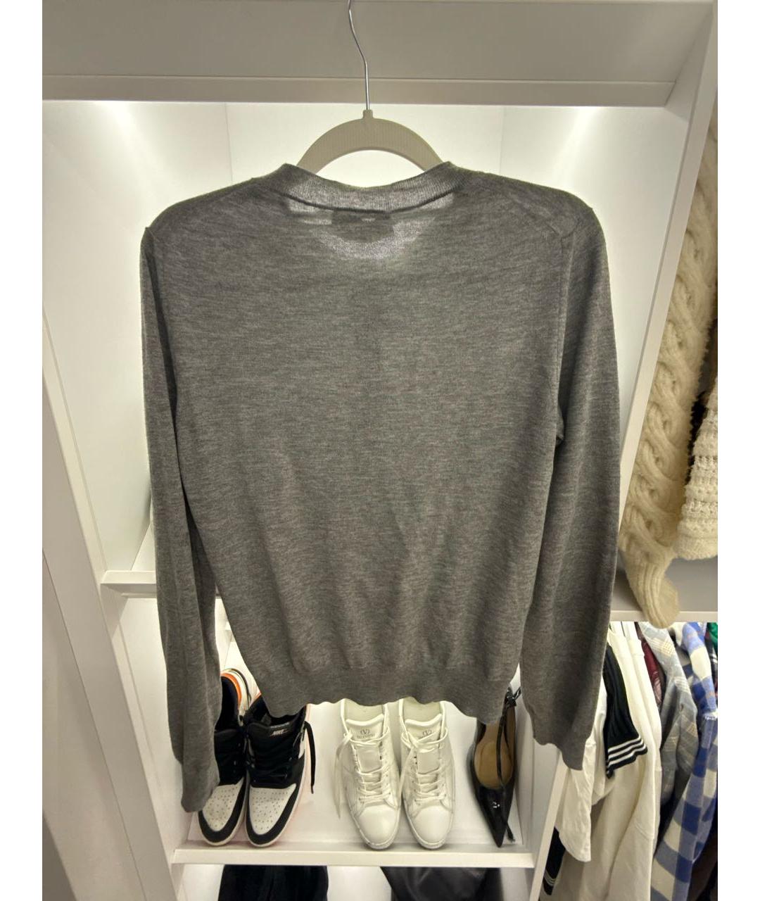 MIU MIU Серый кашемировый джемпер / свитер, фото 2