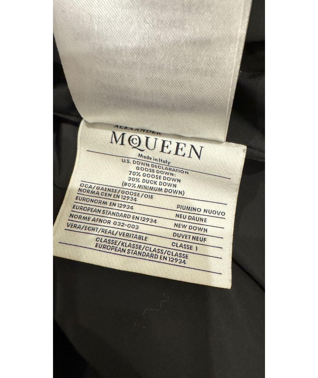 ALEXANDER MCQUEEN Белый полиэстеровый пуховик, фото 5