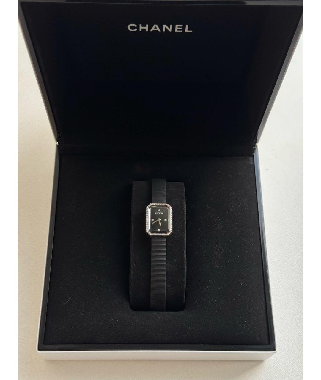 CHANEL Черные часы, фото 7