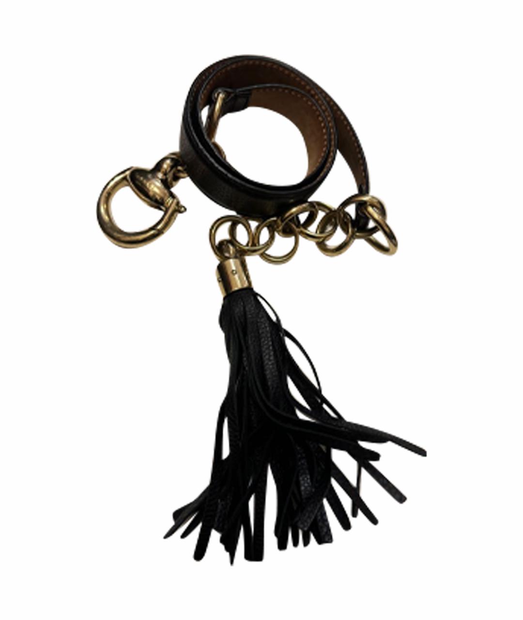 GUCCI Черный кожаный ремень, фото 1