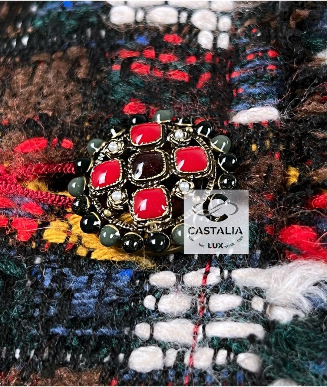 CHANEL Мульти твидовое пальто, фото 7