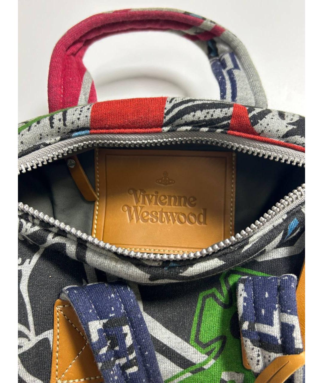 VIVIENNE WESTWOOD Мульти хлопковая сумка через плечо, фото 4