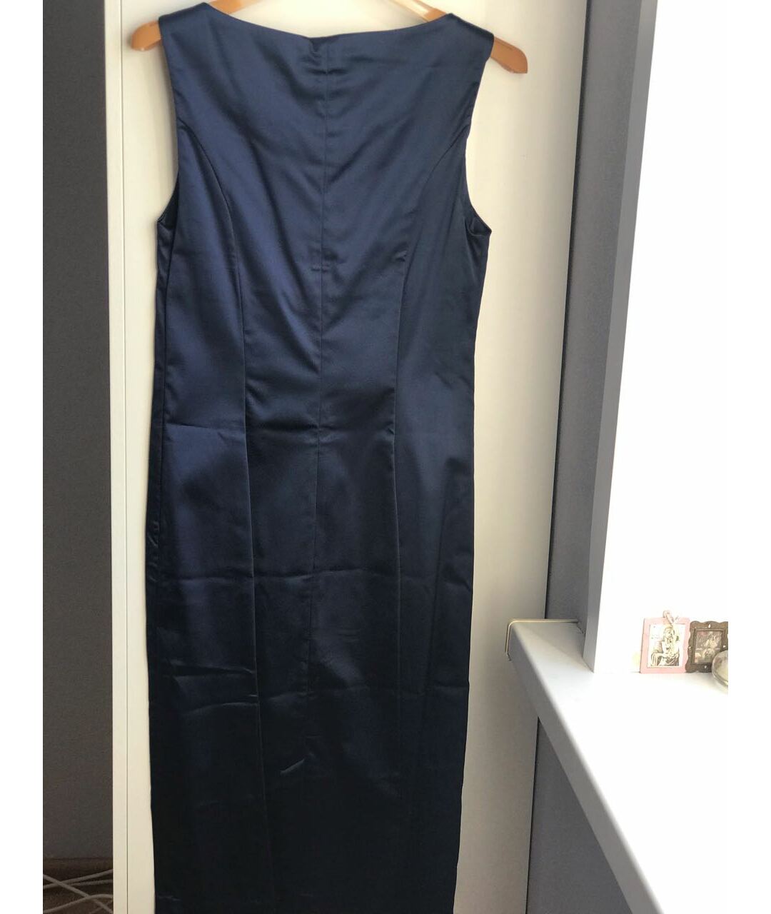 JOHN GALLIANO Синее атласное коктейльное платье, фото 2
