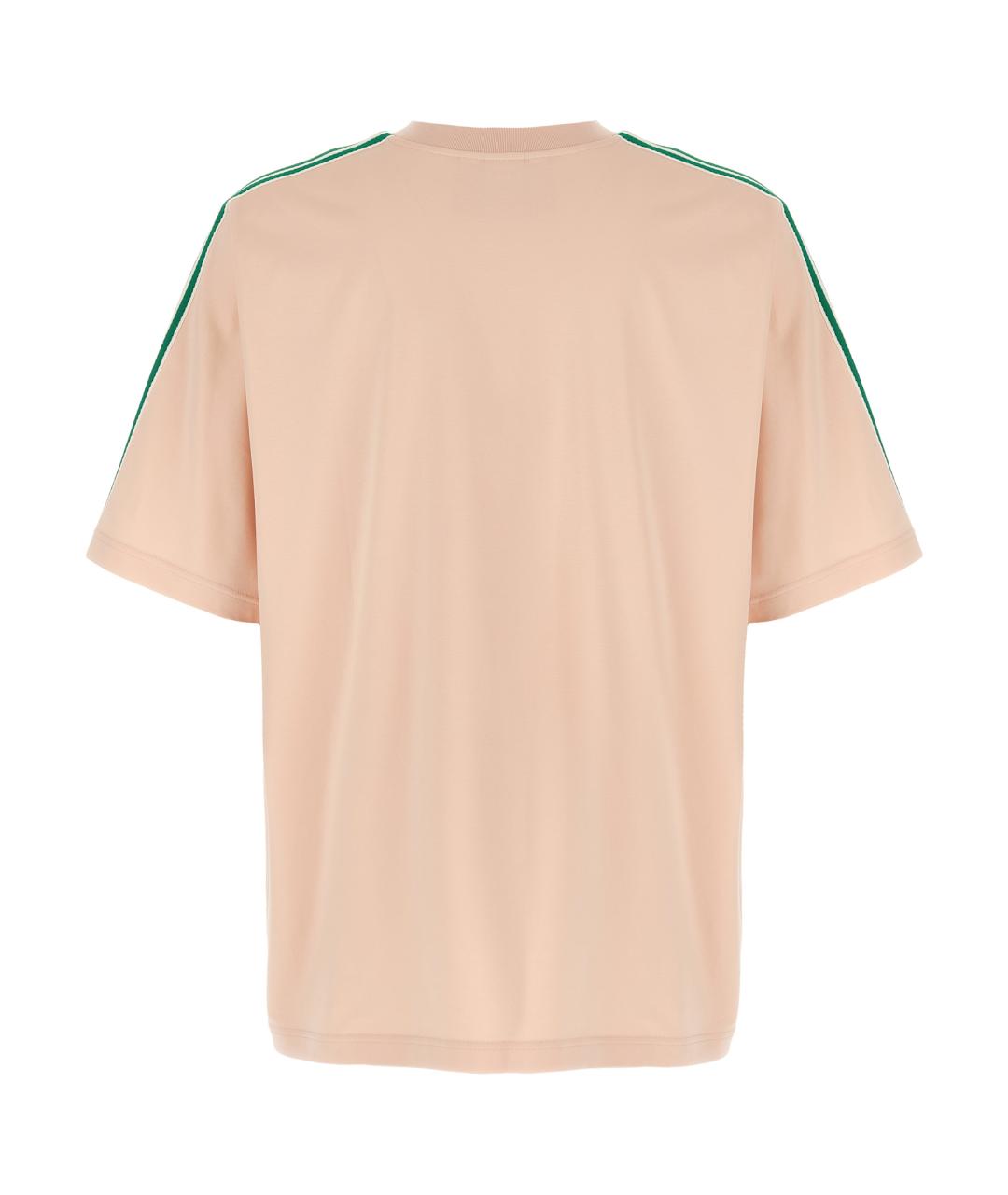 ADIDAS Розовая хлопковая футболка, фото 2