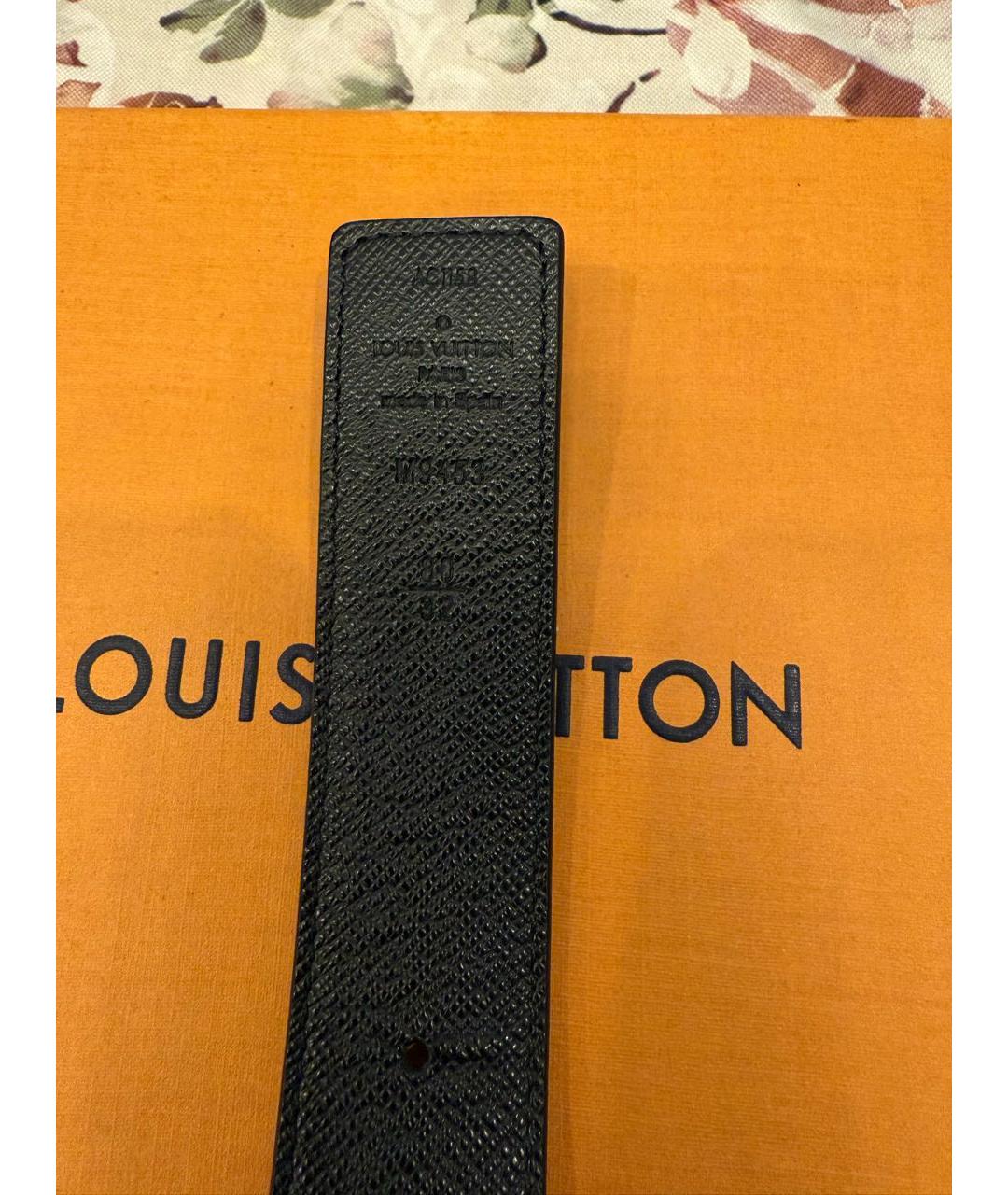 LOUIS VUITTON Черный ремень, фото 3