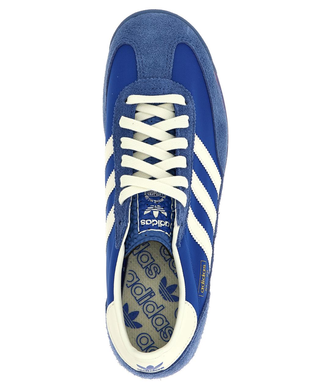 ADIDAS Синие замшевые низкие кроссовки / кеды, фото 4