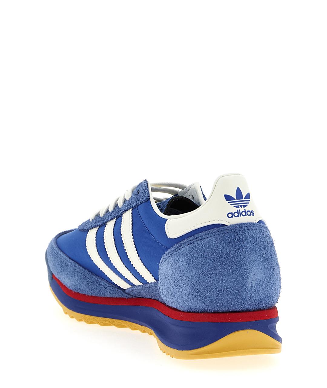 ADIDAS Синие замшевые низкие кроссовки / кеды, фото 3