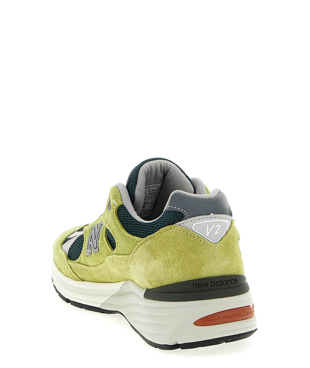 NEW BALANCE Зеленые замшевые низкие кроссовки / кеды, фото 3