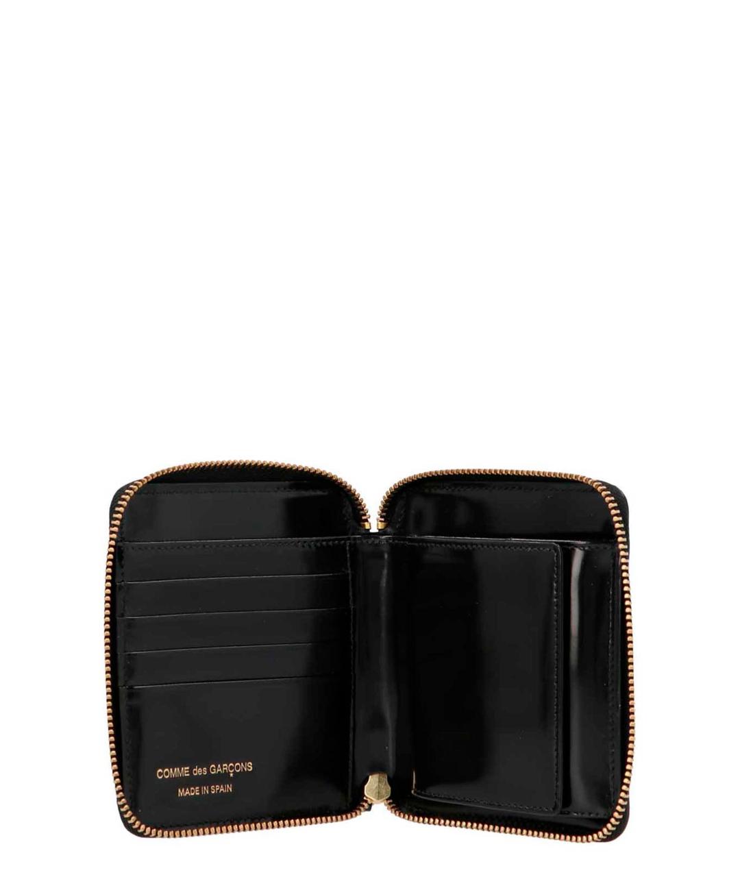 COMME DES GARÇONS WALLET Черный кожаный кошелек, фото 3