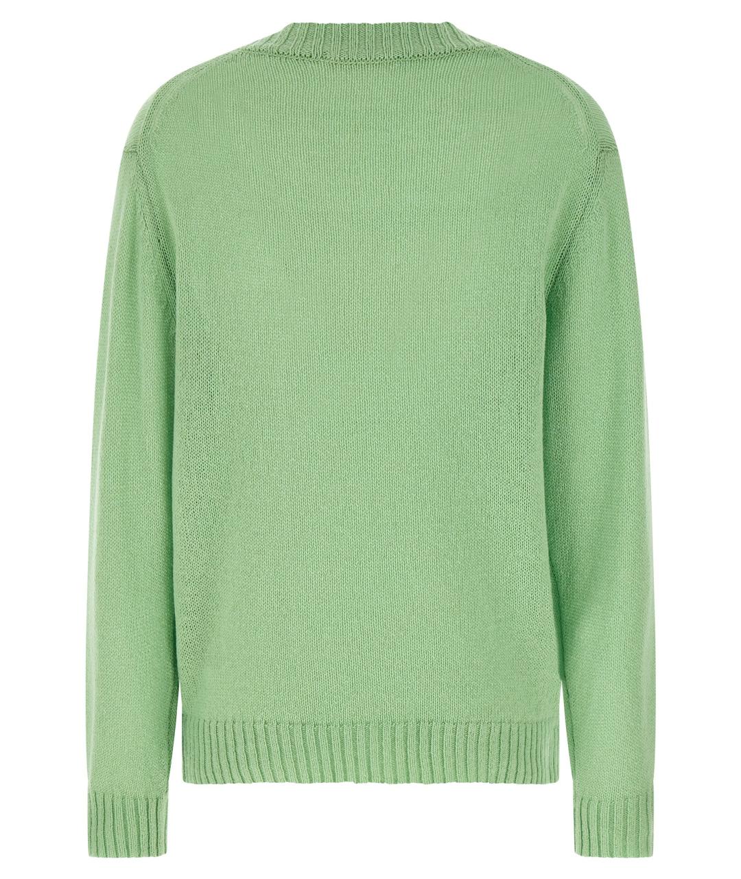 AURALEE Зеленый кашемировый джемпер / свитер, фото 2