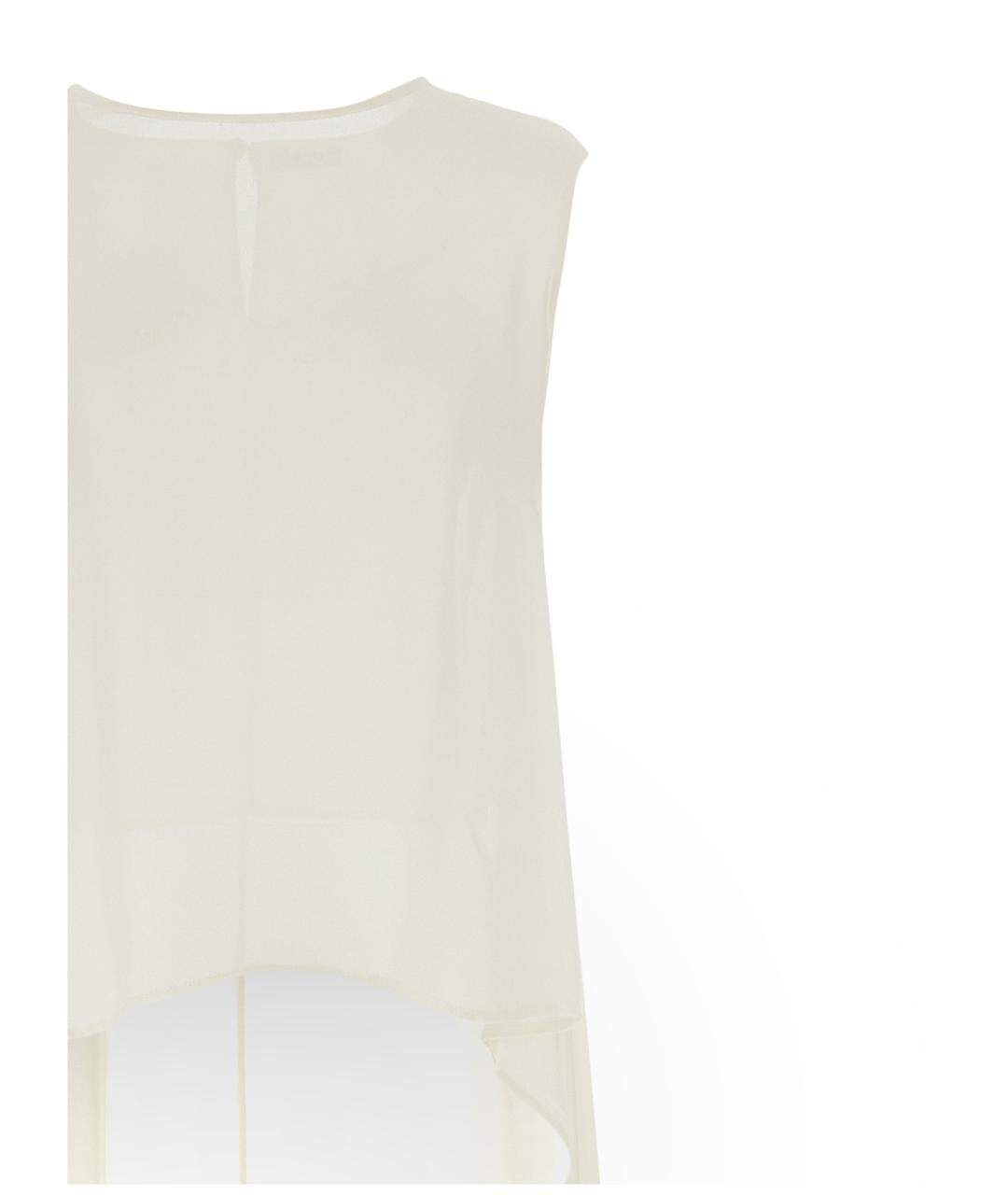 DI.LA3 PARI' Белая шелковая майка, фото 3