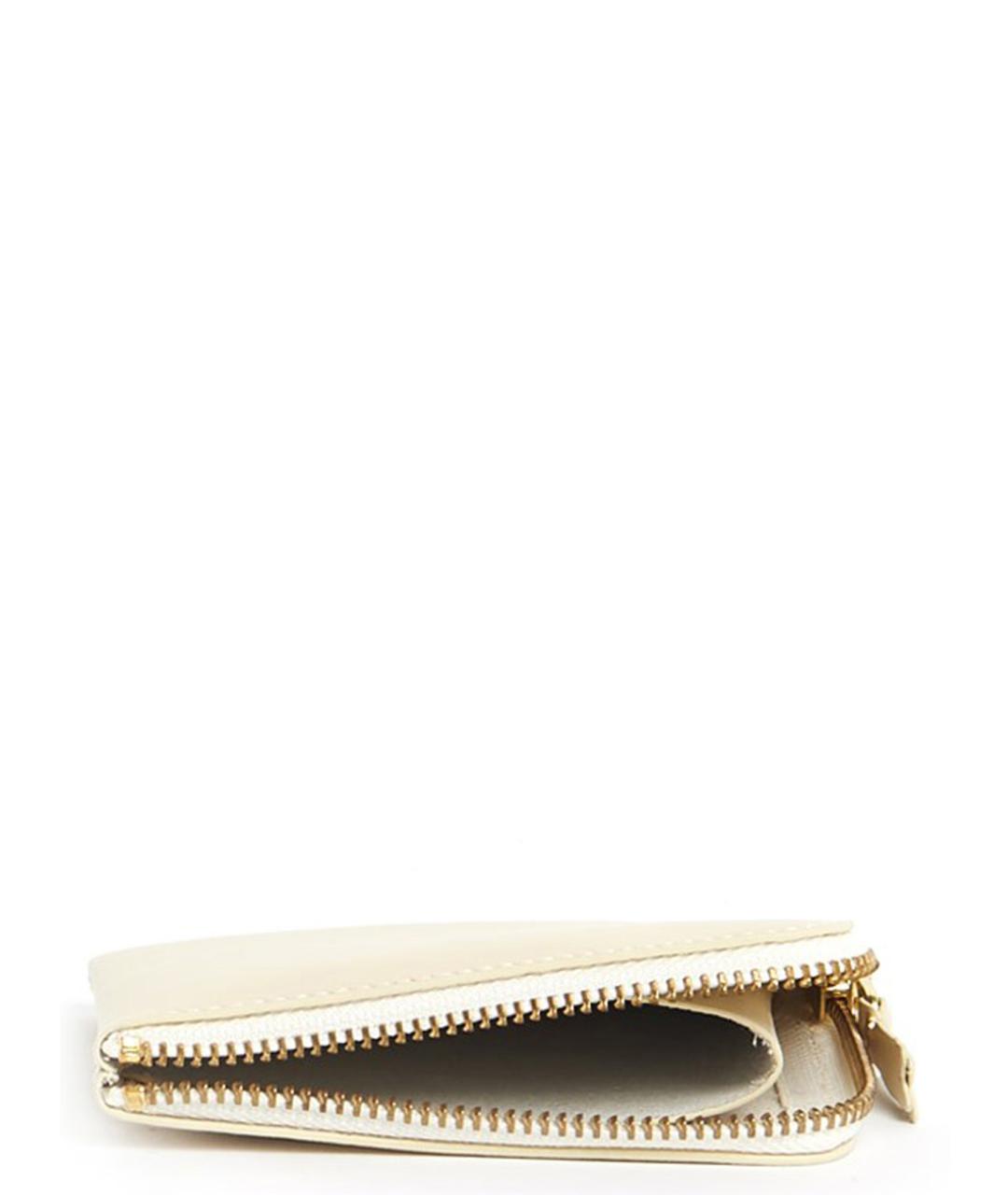 COMME DES GARÇONS WALLET Белый кожаный кошелек, фото 3