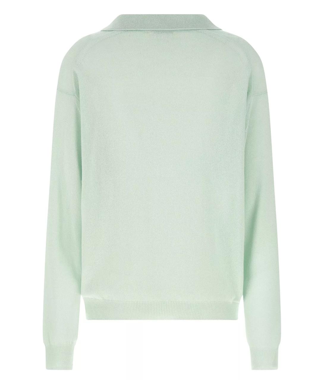AURALEE Зеленый кашемировый джемпер / свитер, фото 2