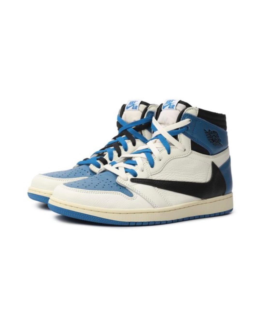 JORDAN Кожаные высокие кроссовки / кеды, фото 3