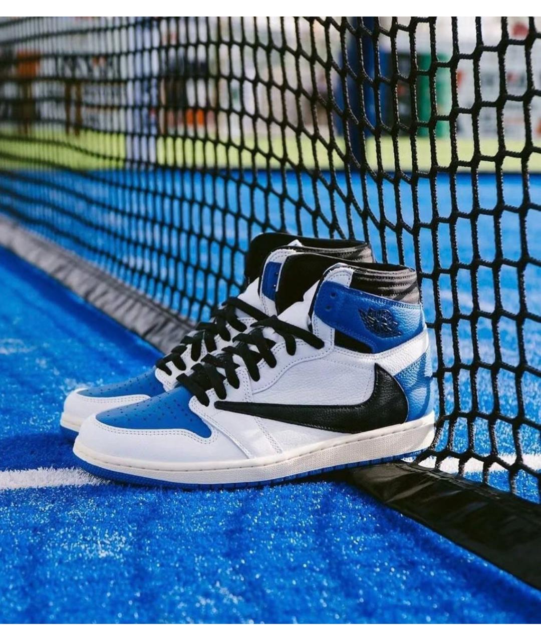 JORDAN Кожаные высокие кроссовки / кеды, фото 7