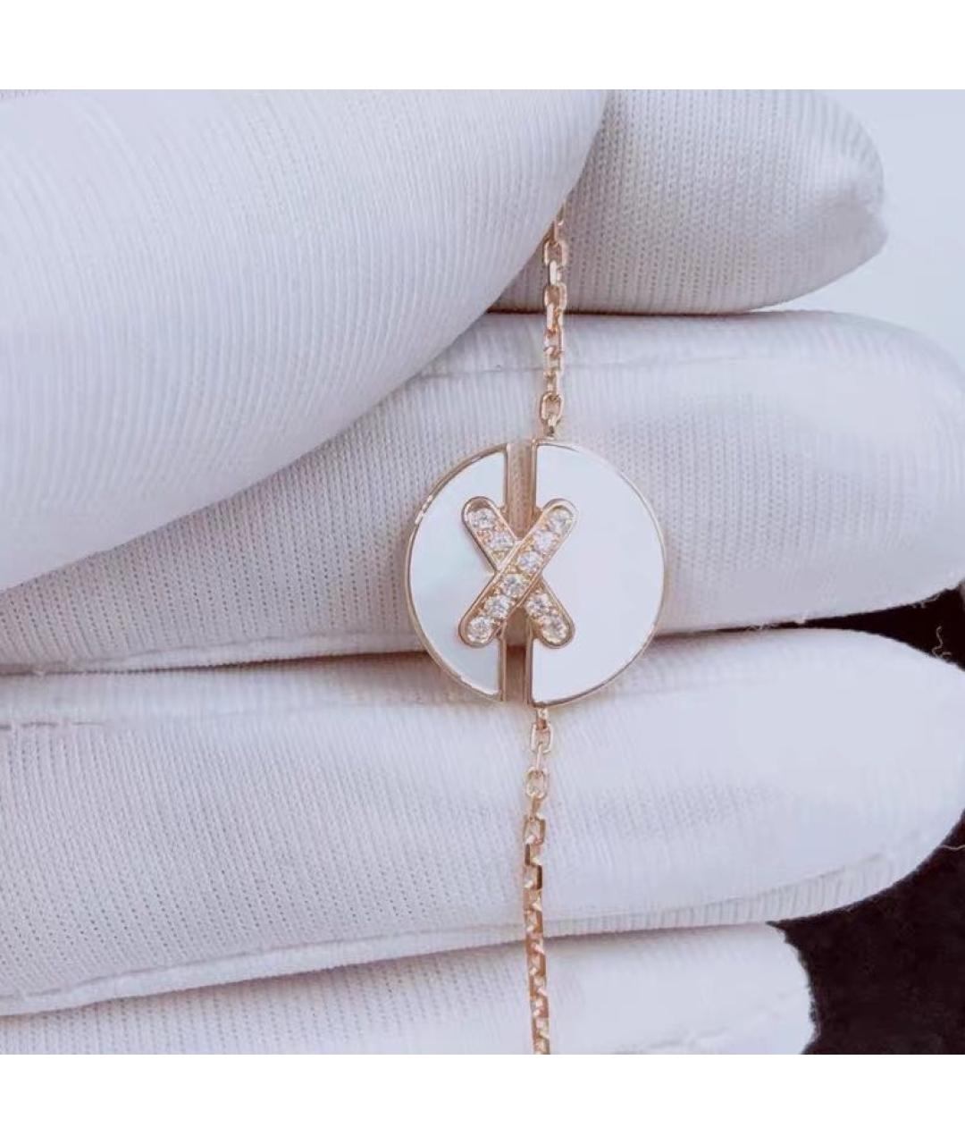 CHAUMET Белый браслет из розового золота, фото 4