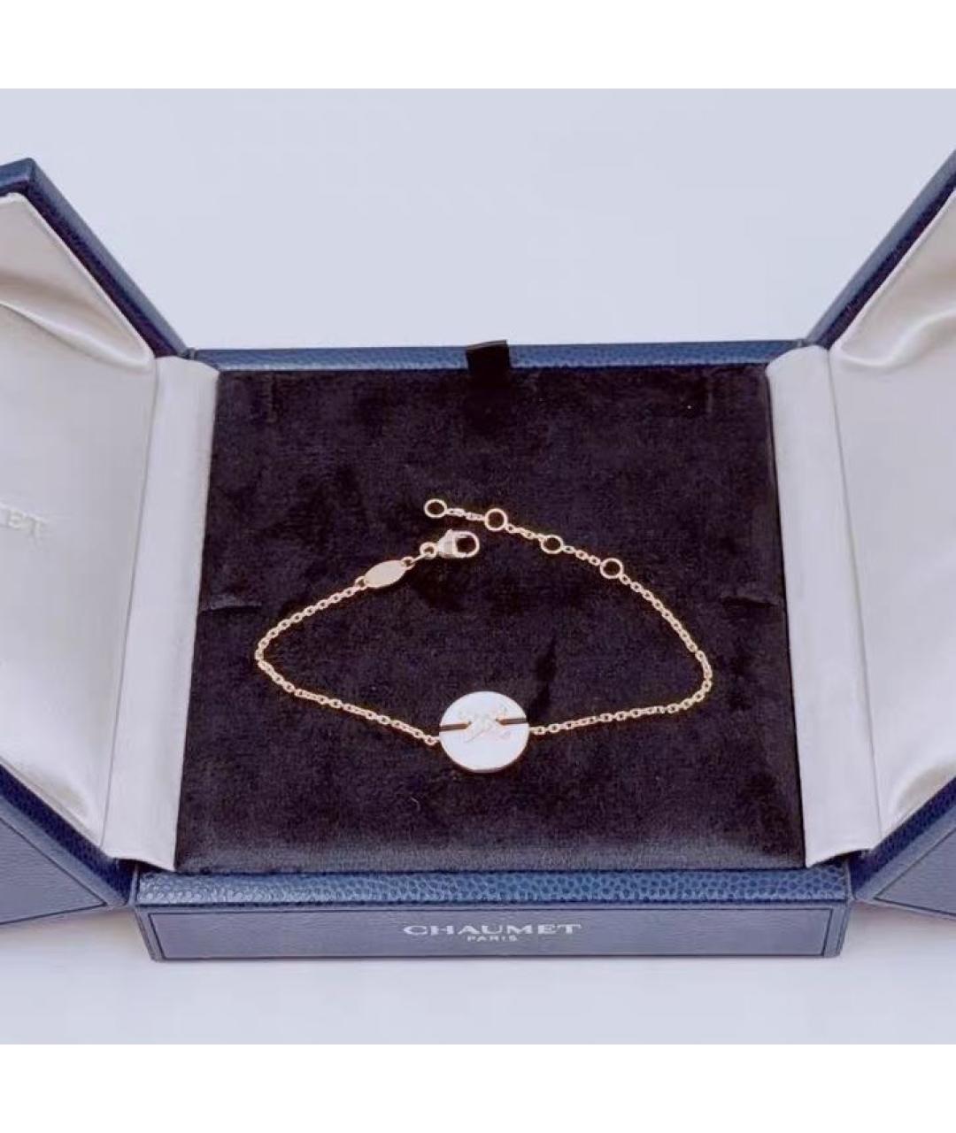 CHAUMET Белый браслет из розового золота, фото 2
