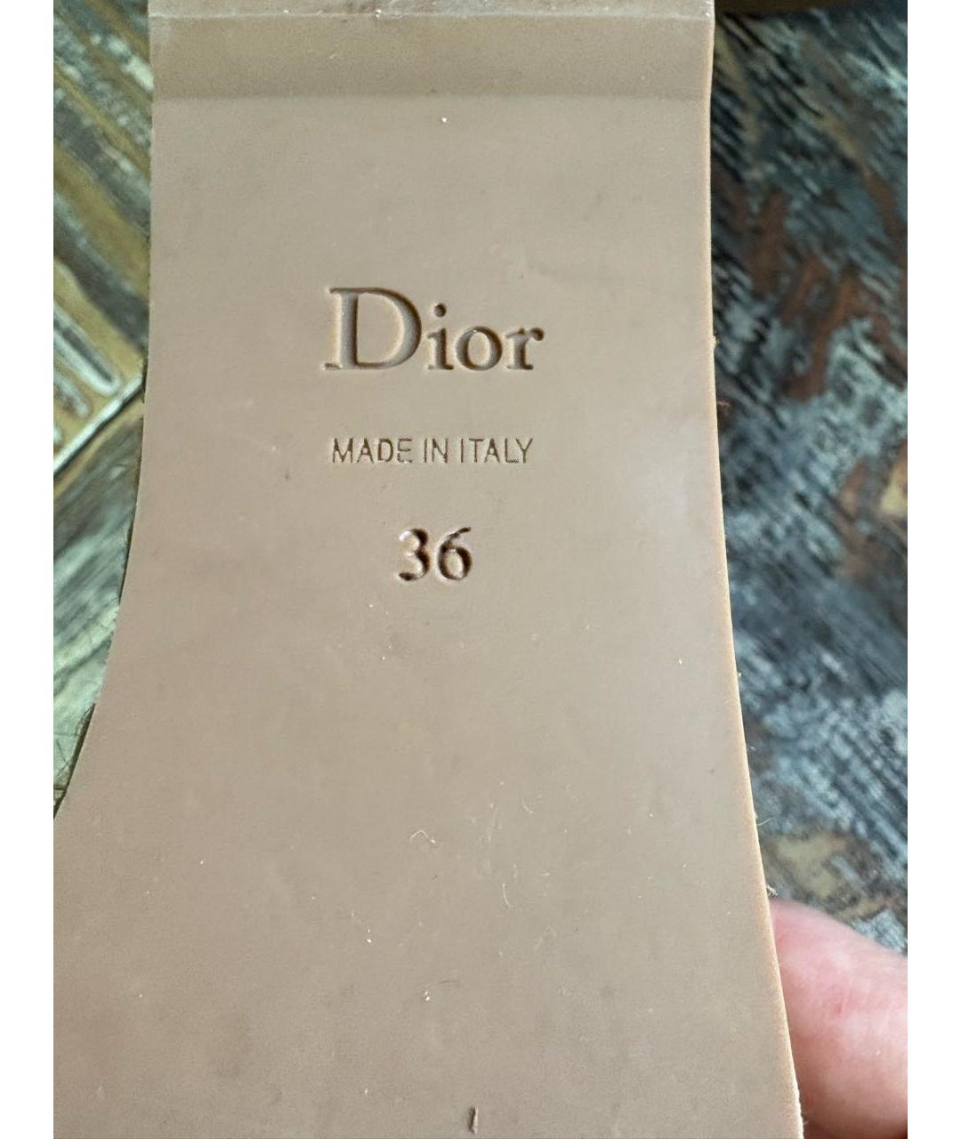CHRISTIAN DIOR Мульти сандалии, фото 3