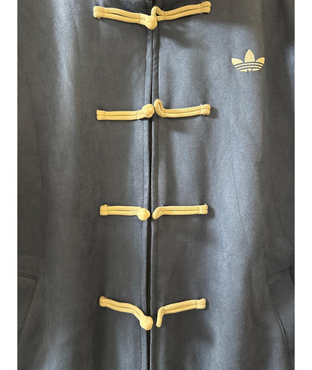 ADIDAS Синяя полиэстеровая куртка, фото 4