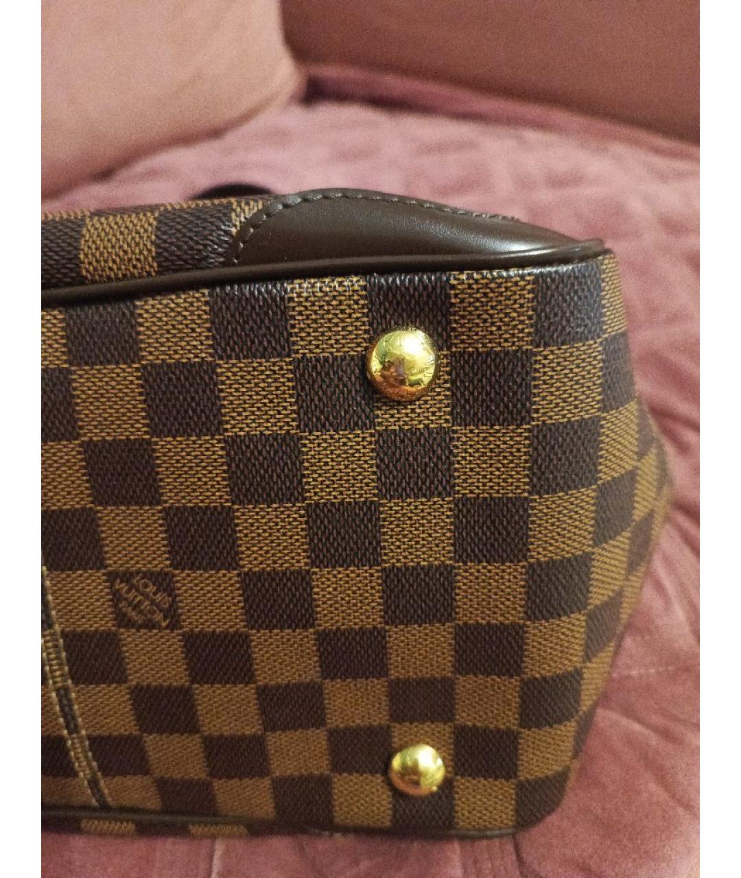 LOUIS VUITTON Коричневая сумка с короткими ручками, фото 7