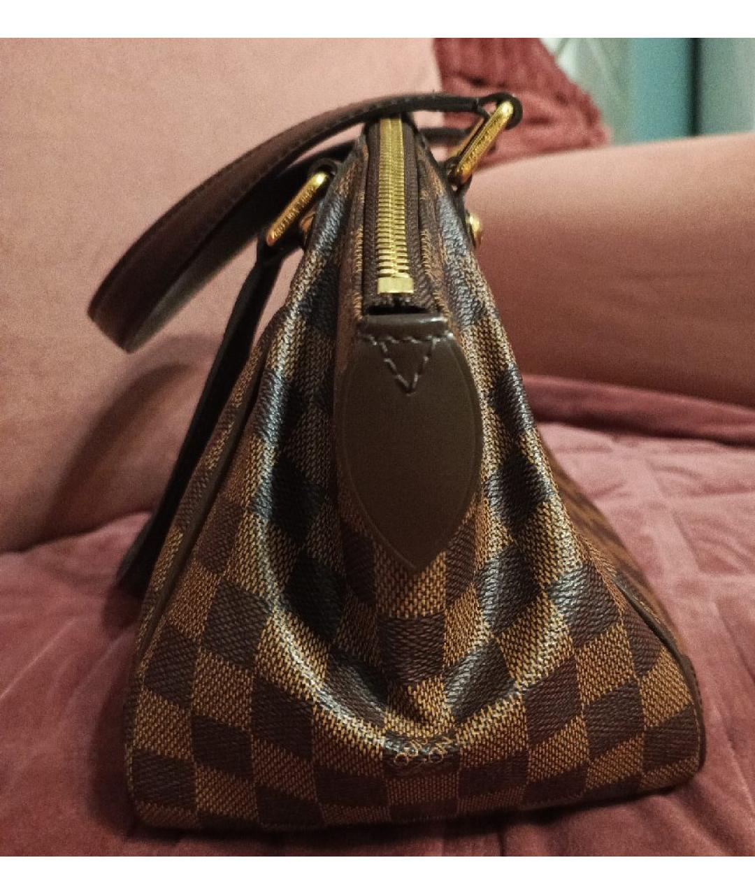 LOUIS VUITTON Коричневая сумка с короткими ручками, фото 2