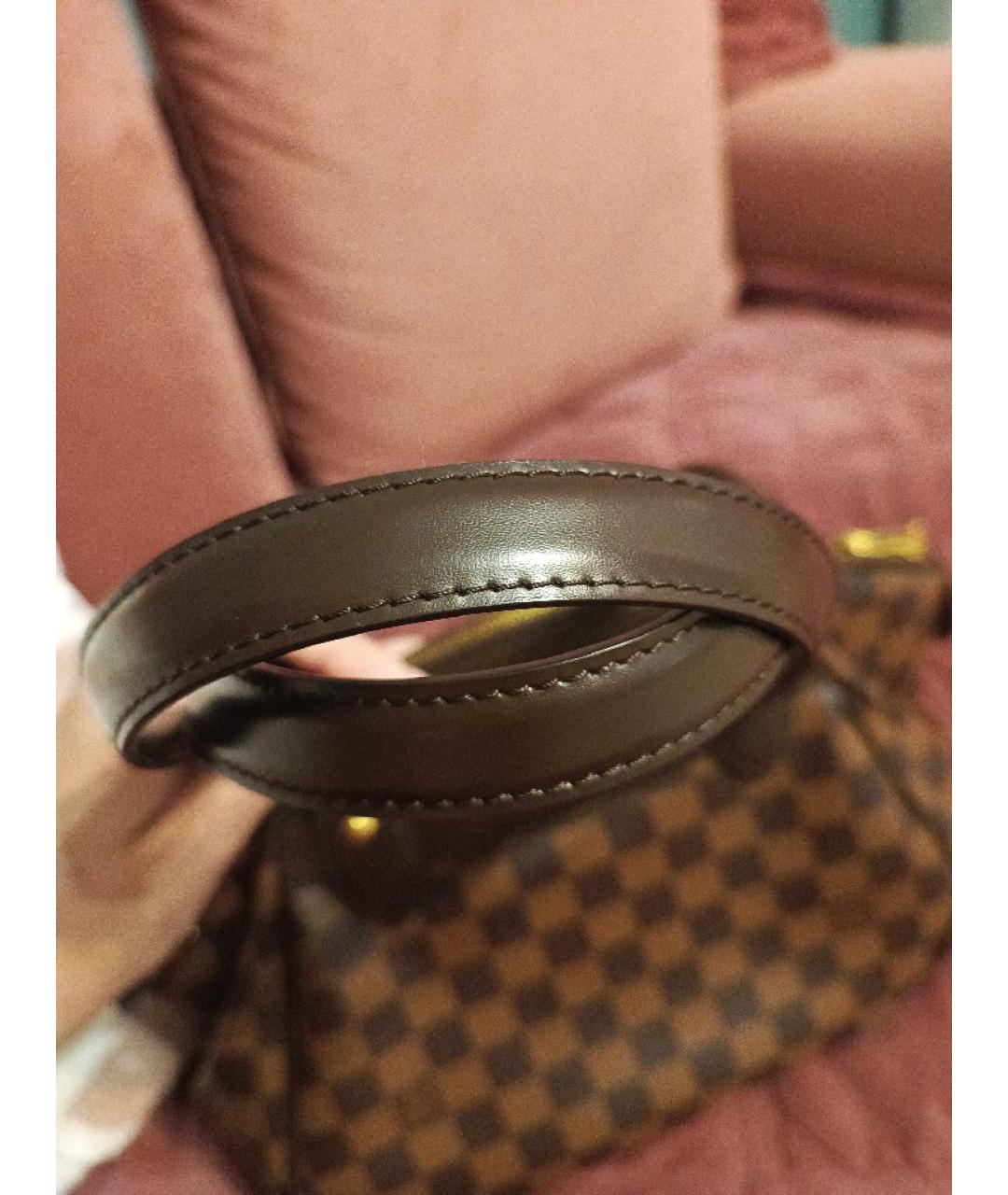 LOUIS VUITTON Коричневая сумка с короткими ручками, фото 6