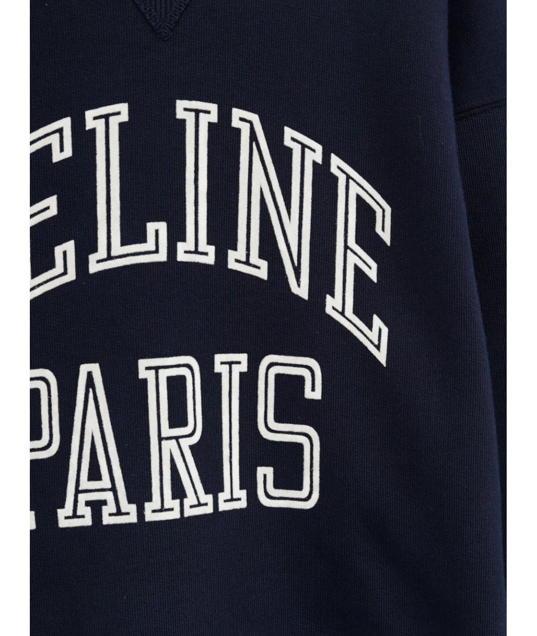CELINE Синий хлопковый джемпер / свитер, фото 3