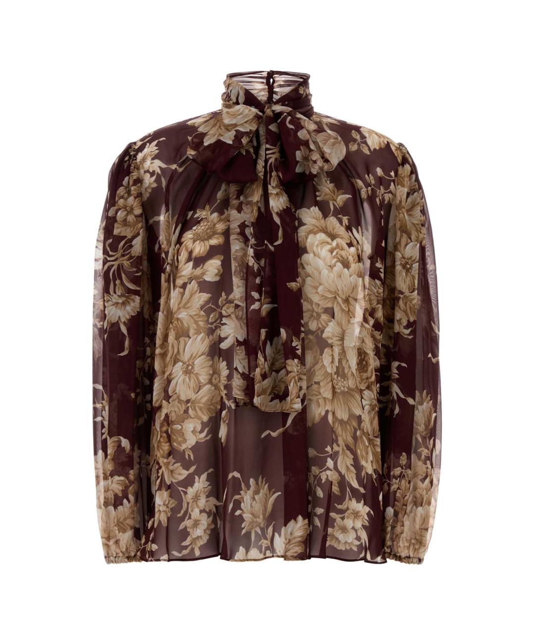 DOLCE&GABBANA Мульти шелковая блузы, фото 1