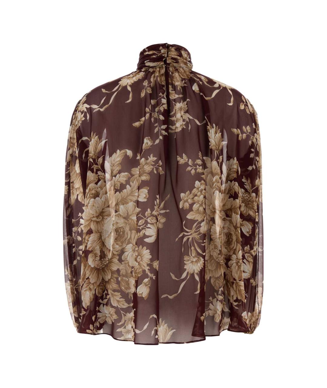 DOLCE&GABBANA Мульти шелковая блузы, фото 2