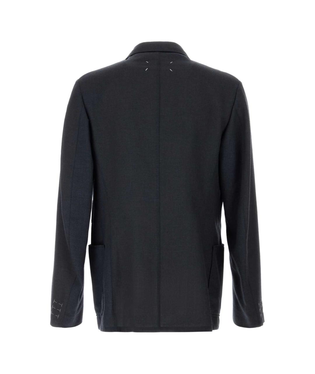 MAISON MARGIELA Синий шерстяной пиджак, фото 2