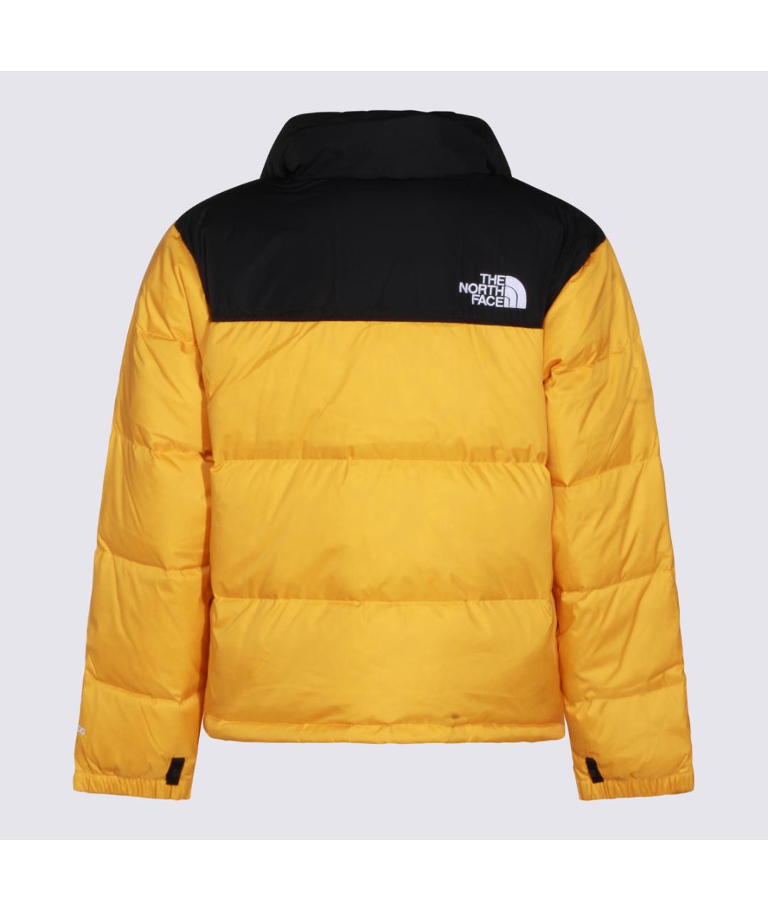 THE NORTH FACE Желтый полиамидовый пуховик, фото 2