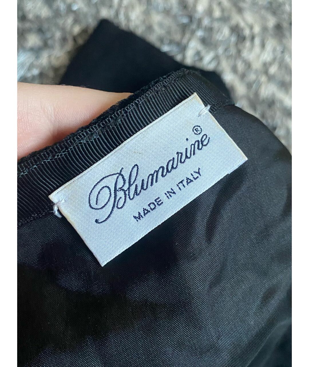 BLUMARINE Черная юбка мини, фото 3